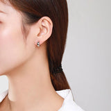 925 Sterling Silver Classic Stud Earrings For Women