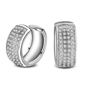 925 Silver Needle Stud Earrings for Women