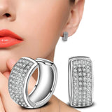 925 Silver Needle Stud Earrings for Women