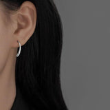 925 Silver Water Drop Stud Earrings 18K