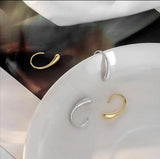 925 Silver Water Drop Stud Earrings 18K