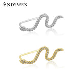 925 Silver Baby Snake Earring Climber Stud Piercing Jewelry