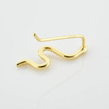 925 Silver Baby Snake Earring Climber Stud Piercing Jewelry