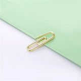 925 Silver Paper Clip Drop Earrings Punk Rock Dangle Jewelry
