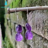 925 Sterling Silver Amethyst Earrings for Women