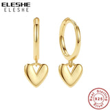 925 Silver Heart Pendant Earrings Love Charm Jewelry