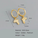 Animal Horse Head Earrings 925 Sterling Silver Charm Unique Earrings