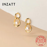 925 Silver Pearl Stud Earrings, Classic Minimalist Fine Jewelry