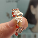 925 Silver Squirrel Pine Nut Stud Earrings for Girls