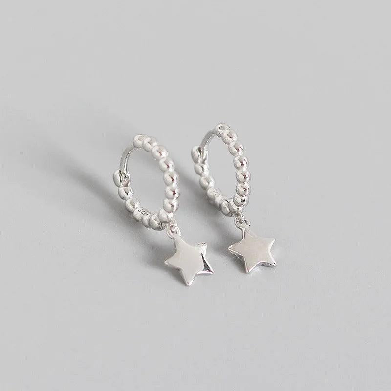 925 Silver Sweet Star Stud Earrings for Women