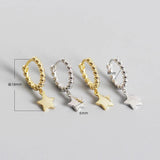 925 Silver Sweet Star Stud Earrings for Women