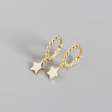 925 Silver Sweet Star Stud Earrings for Women