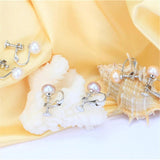 Freshwater Pearl Stud Earrings 925 Sterling Silver Women's Jewelry