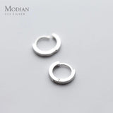 Real 925 Sterling Silver Hoop Earrings For Women