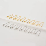 925 Silver Zircon Drop Earrings Chain Piercing Wedding Jewelry