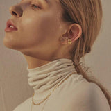 925 Silver Stud Earrings For Women - Earings Jewelry