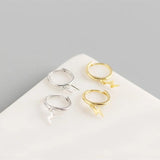 925 Silver Lightning Drop Earrings for Women, Fine Jewelry