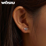 925 Silver Colorful Bug Stud Earrings Women Girls Gift