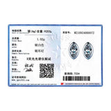 925 Silver Golden CZ Stud Earrings Anniversary Gift