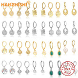 925 Silver Family Tree Pearl Sunflower Stud Earrings