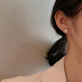 925 Sterling Silver Freshwater Baroque Pearl Stud Earrings