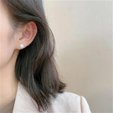 925 Sterling Silver Freshwater Baroque Pearl Stud Earrings
