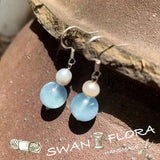 Aquamarine Earrings Silver 925 Gemstone Women High Jewelry