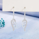 Angel Wings Earrings 24K Plated Hollow Jewelry for Girls
