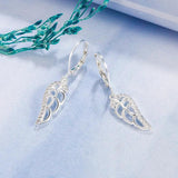 Angel Wings Earrings 24K Plated Hollow Jewelry for Girls