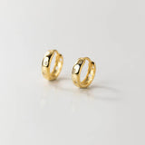 925 Silver Vintage Star Hoop Earrings Women Statement Ear Charm Jewelry