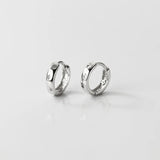 925 Silver Vintage Star Hoop Earrings Women Statement Ear Charm Jewelry