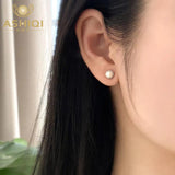 925 Silver Freshwater Pearl Earrings for Women