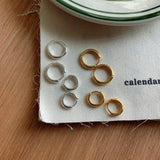 LouLeur 925 Sterling Silver 10mm/15mm Hoop Earrings