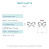 925 Silver Love Heart Small Stud Earring For Women