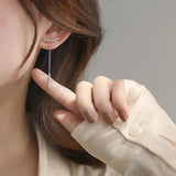 Long Tassel Charm Earrings Party Wedding Jewelry