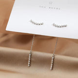 Long Tassel Charm Earrings Party Wedding Jewelry