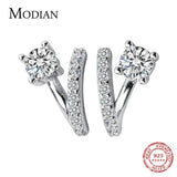 Wedding Stud Earrings Silver 925 CZ Women Jewelry