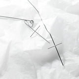 925 Silver Cross Drop Earrings Chain Tassel Fine Jewelry