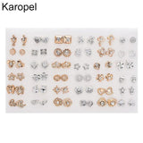 36 Pairs Mixed Style Stud Earrings Set for Women and Girls Jewelry
