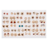 36 Pairs Mixed Style Stud Earrings Set for Women and Girls Jewelry