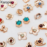36 Pairs Mixed Style Stud Earrings Set for Women and Girls Jewelry