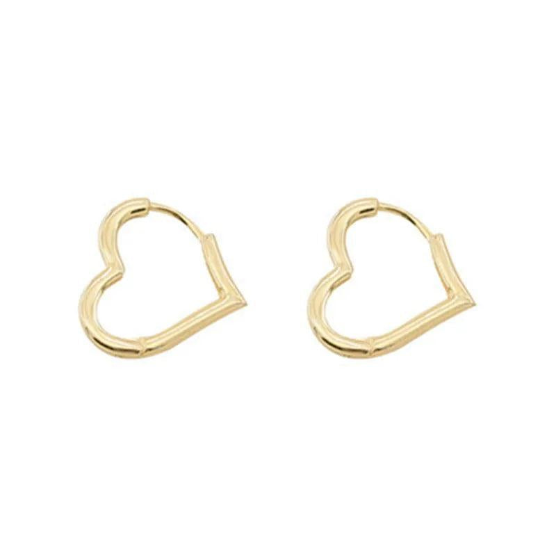 Karopel Love Hoop Earrings Female Sense Ear Buckle Studs Ins Ear Studs Jewelry