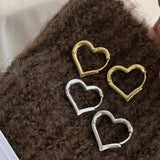 Karopel Love Hoop Earrings Female Sense Ear Buckle Studs Ins Ear Studs Jewelry