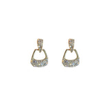 Karopel Fresh Crystal Drop Earrings Sweet Lovely Geometric Women Earrings