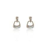 Karopel Fresh Crystal Drop Earrings Sweet Lovely Geometric Women Earrings