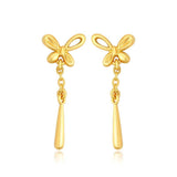 24k Gold-plated Butterfly Earrings for Women