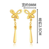 24k Gold-plated Butterfly Earrings for Women