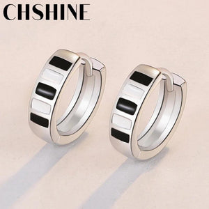 925 Sterling Silver U Clip Earrings for Women's Wedding Party