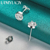 Elegant Zircon Stud Earrings for Women
