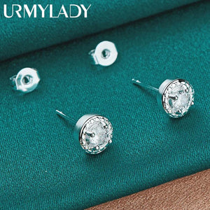Elegant Zircon Stud Earrings for Women